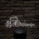 John Deere Traktor 6100 7 színű 3D led lámpa