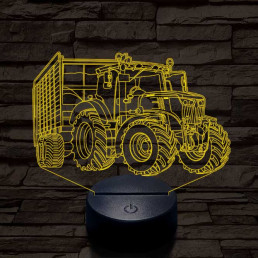 John Deere  6100 7 színű 3D led lámpa