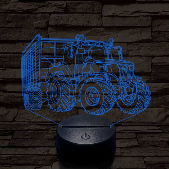 John Deere  6100 7 színű 3D led lámpa