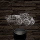"Dzsondér" Traktor 7 színű 3D led lámpa
