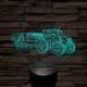 "Dzsondér" Traktor 7 színű 3D led lámpa