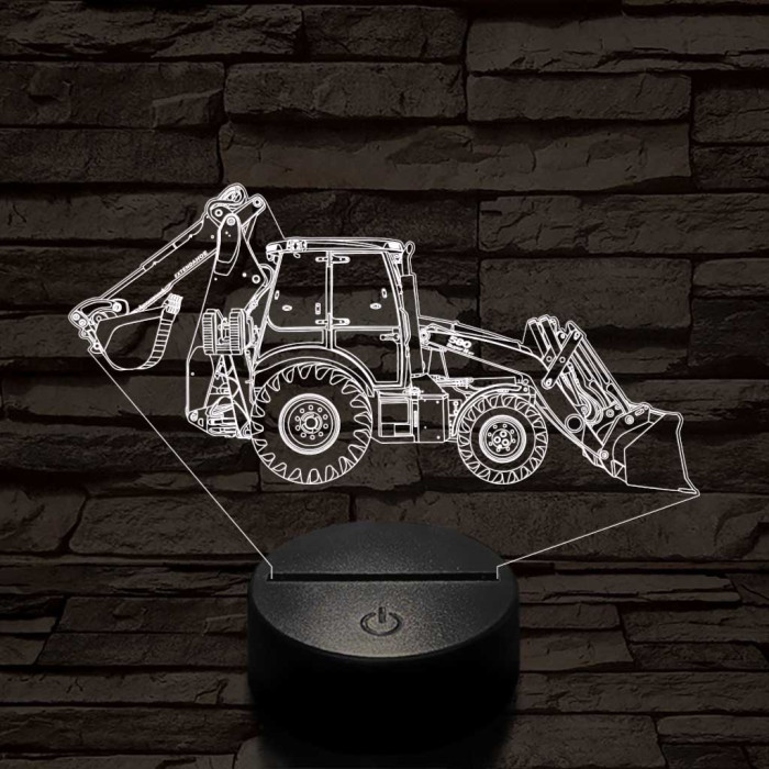 Markológép 7 színű 3D led lámpa