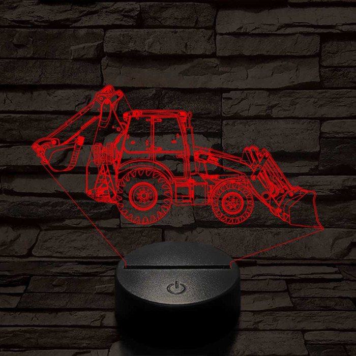 Markológép 7 színű 3D led lámpa