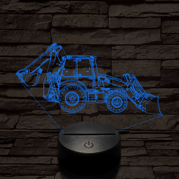 Markológép 7 színű 3D led lámpa