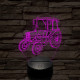 MTZ-80 traktor 3D led lámpa