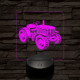 Kerti traktor 7 színű valósághű 3D led lámpa