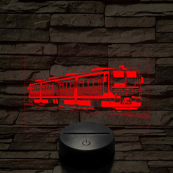 Uzsgyi Bpmot 416 mozdony 7 színű 3D led lámpa