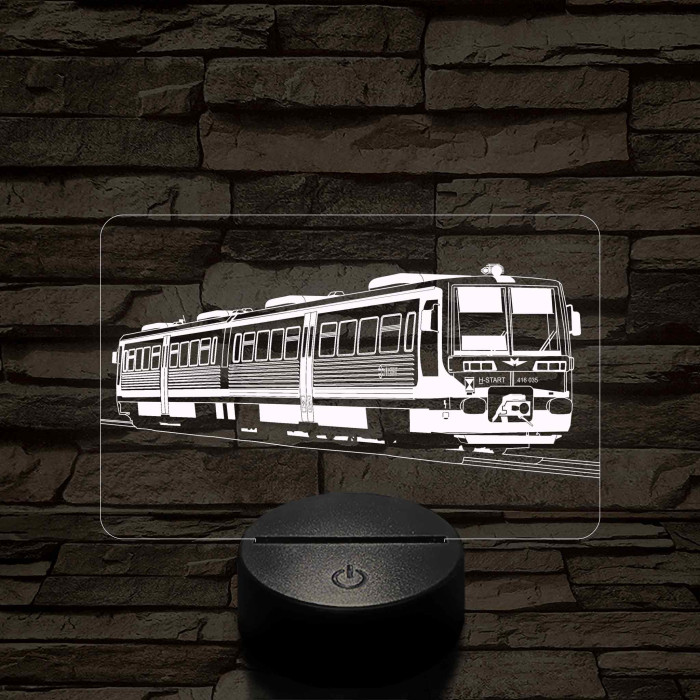 Uzsgyi Bpmot 416 mozdony 7 színű 3D led lámpa