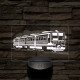 Uzsgyi Bpmot 416 mozdony 7 színű 3D led lámpa