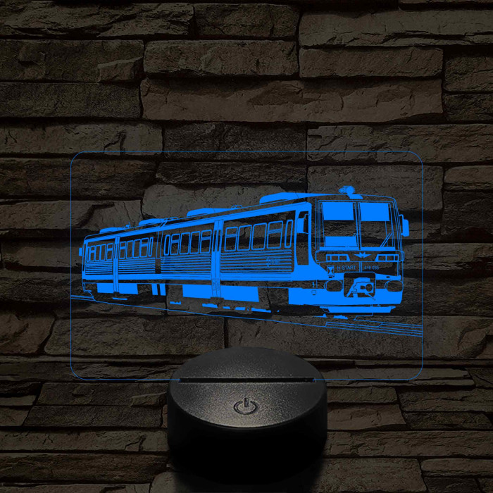 Uzsgyi Bpmot 416 mozdony 7 színű 3D led lámpa