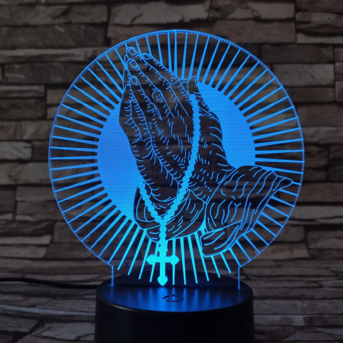 Ima  ereje 7 színű 3D led lámpa