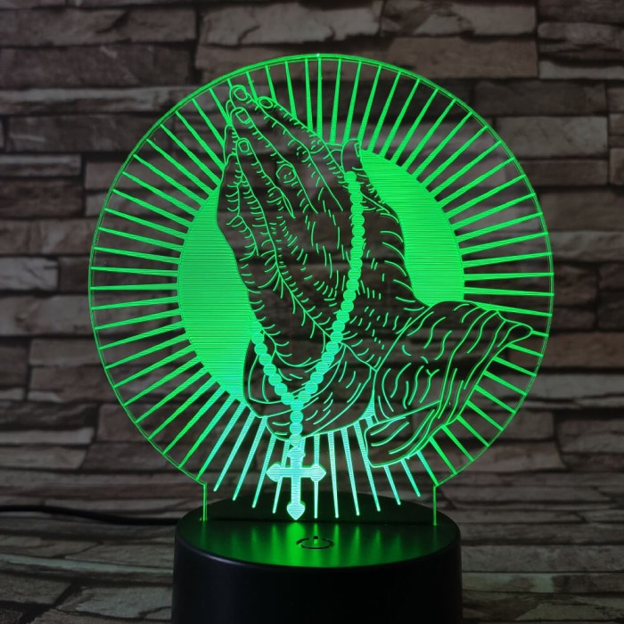 Ima  ereje 7 színű 3D led lámpa