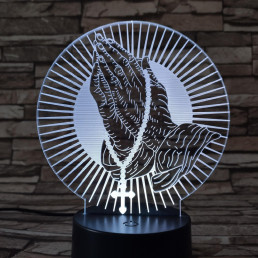 Ima  ereje 7 színű 3D led lámpa