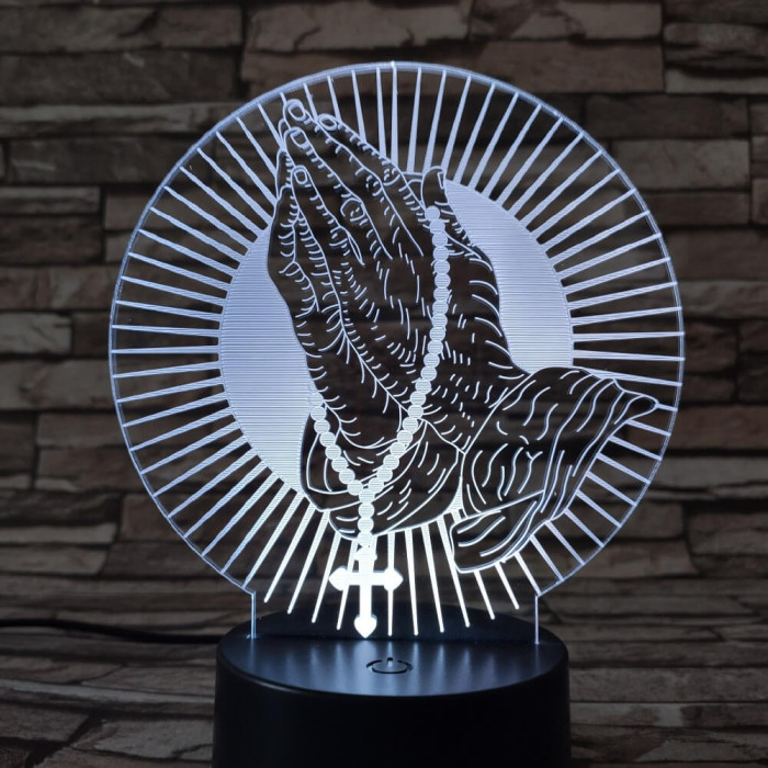 Ima  ereje 7 színű 3D led lámpa