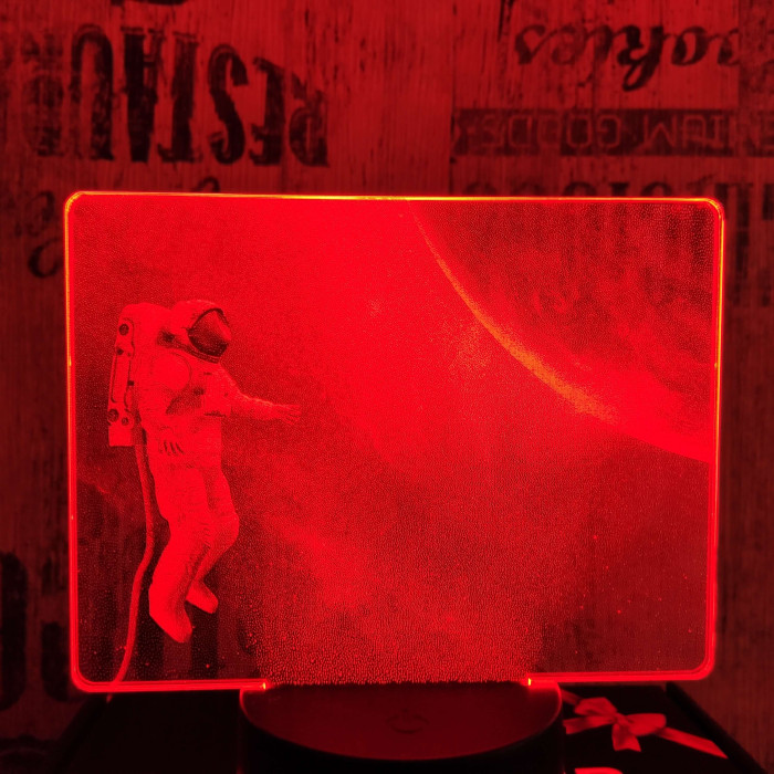 Asztronauta 7 színű valósághű 3D led lámpa