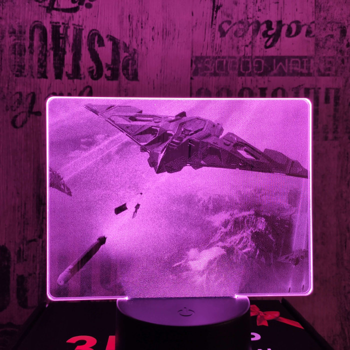 Lopakodó bombázó 7 színű valósághű 3D led lámpa