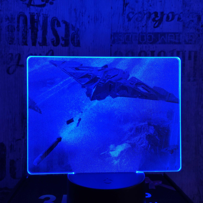 Lopakodó bombázó 7 színű valósághű 3D led lámpa