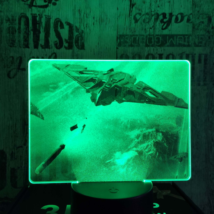 Lopakodó bombázó 7 színű valósághű 3D led lámpa