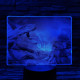 Tyrannosaurus Rex 7 színű valósághű 3D led lámpa