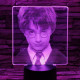 Harry Potter 7 színű valósághű 3D led lámpa