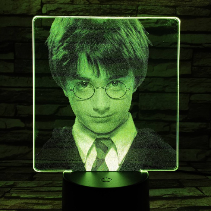 Harry Potter 7 színű valósághű 3D led lámpa