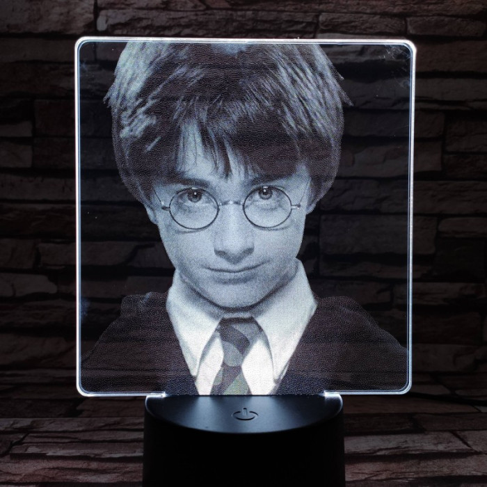 Harry Potter 7 színű valósághű 3D led lámpa