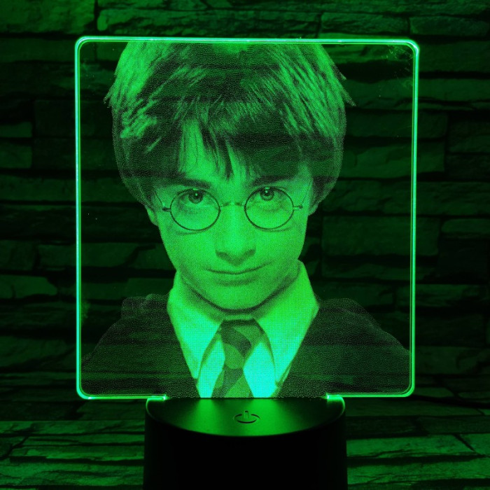 Harry Potter 7 színű valósághű 3D led lámpa