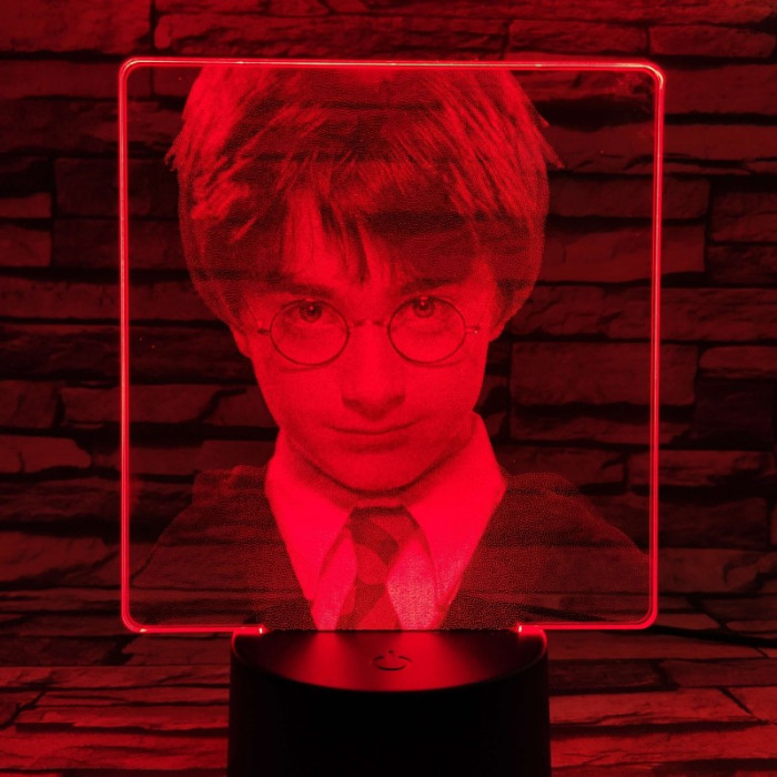 Harry Potter 7 színű valósághű 3D led lámpa