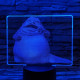 Jabba 7 színű valósághű 3D led lámpa