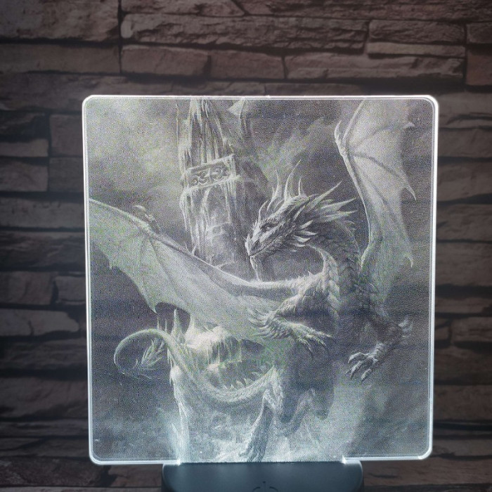 Repülő Sárkány 7 színű valósághű 3D led lámpa