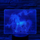 Unikornis 7 színű valósághű 3D led lámpa