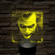 Joker 7 színű valósághű 3D led lámpa