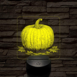 Óriástök 7 színű valósághű 3D led lámpa