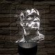 Usa Kapitány 7 színű valósághű 3D led lámpa