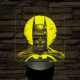Batman a 7 színű valósághű 3D led lámpa