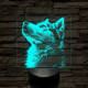 Husky profil 7 színű valósághű 3D led lámpa