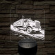 Kamion rohanásban 7 színű valósághű 3D led lámpa
