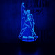 Freddie Mercury 7 színű 3D led lámpa