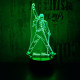 Freddie Mercury 7 színű 3D led lámpa