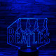 Beatles 7 színű 3D led lámpa