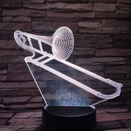 Harsona 7 színű 3D led lámpa