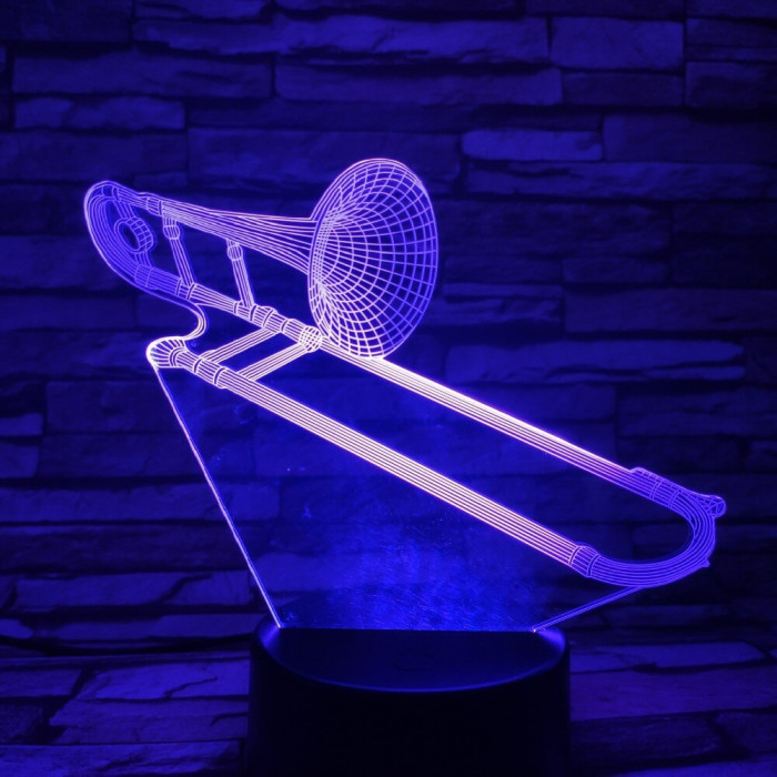 Harsona 7 színű 3D led lámpa