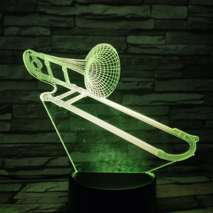 Harsona 7 színű 3D led lámpa