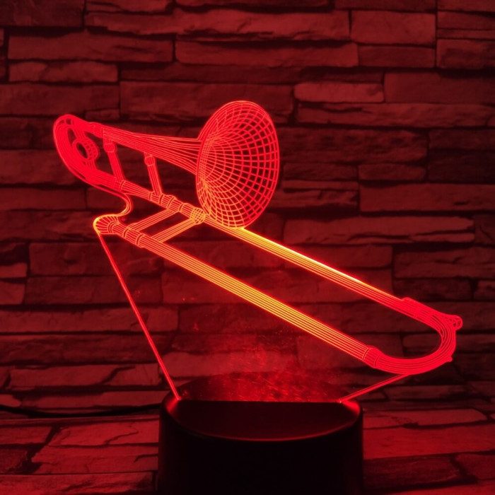 Harsona 7 színű 3D led lámpa