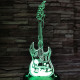 Gitár elektromos 3D 7 színű led lámpa