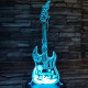 Gitár elektromos 3D 7 színű led lámpa