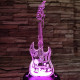 Gitár elektromos 3D 7 színű led lámpa