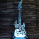 Gitár elektromos 3D 7 színű led lámpa