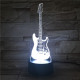 Gitár 3D 7 színű led lámpa