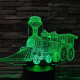Vonat 4 3D led lámpa